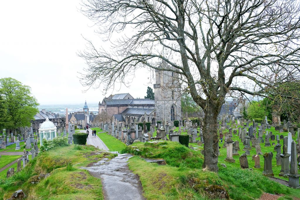 Friedhof vor Stirling Castle