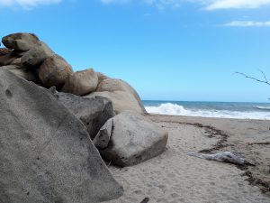 Tayrona Nationalpark - Steine am Strand