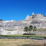 Blick auf Castillo de San Felipe de Barajas