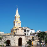 Clock Tower Monument in Cartagena