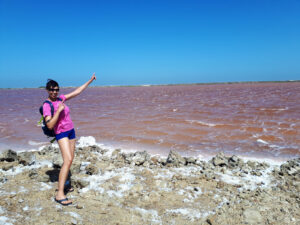 Pinkener See durch Salz